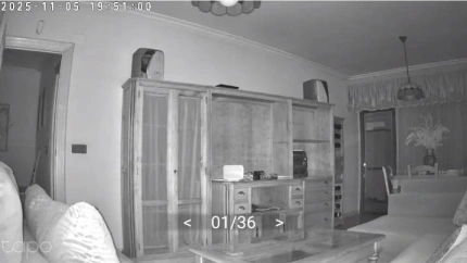 Cámara de videovigilancia de un piso