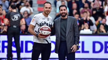 Germán Romera, homenajeado en el Palacio de los Deportes