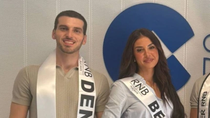 Miss y Míster RNB Alicante en una entrevista previa al certamen en COPE Dénia Marina Alta