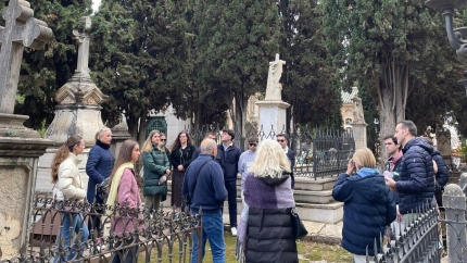 Visita de la Hermandad de Jesús Despojado al Comentario