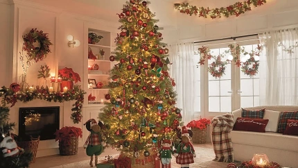 El lujo y el minimalismo llegan a la decoración navideña