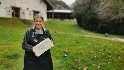 Queso azul ganador de la medalla de oro
