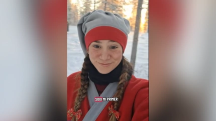 Eva, española trabajando como elfo en Laponia, en el vídeo
