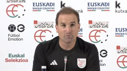 Jagoba Arrasate tras el partido ante Palestina