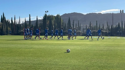 Así ha sido el primer día del nuevo entrenador blanquiazul.
