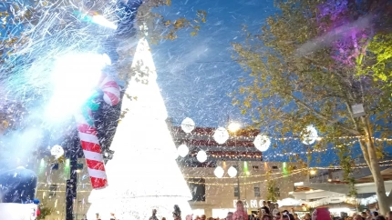 Iluminación navideña en Almendralejo