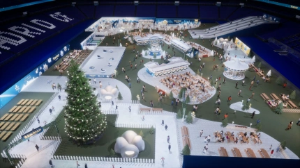 Así será el parque temático de Mavidad en el Bernabéu