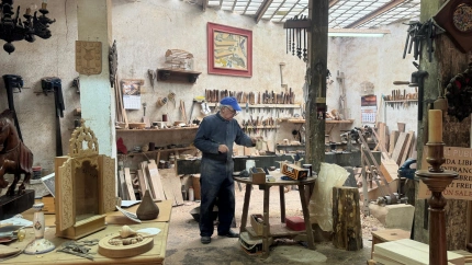 Luis Velasco, el gran tornero de la madera de Toledo