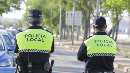 Agentes de la Policía Local de Cáceres