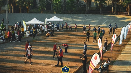 Imagen de uno de los torneos de petanca celebrado en Lorca