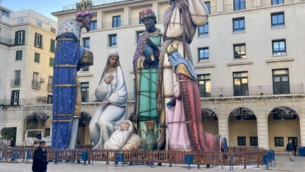 El Belén Monumental de Alicante vuelve con espectáculo de luz y sonido