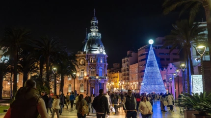 Iluminación navideña en Cartagena