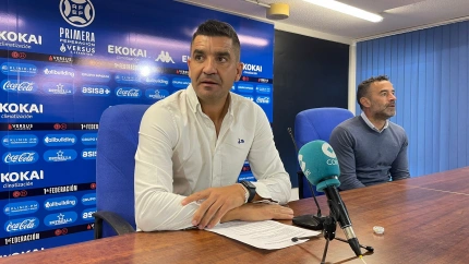 Torrecilla y Peña, este miércoles en el Rico Pérez.