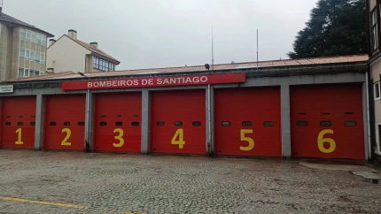 Parque de bomberos de Santiago cerrado