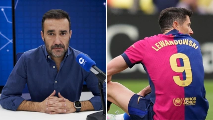 Juanma Castaño, sobre la petición del Barça a Lewandowski de no marcar más goles