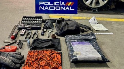 Elementos incautados al conductor en Zamora