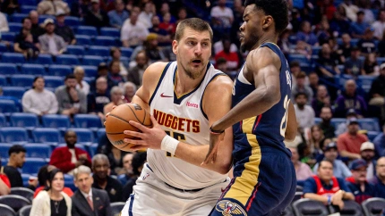 Nikola Jokic lleva nueve triples dobles esta temporada, tres consecutivos.
