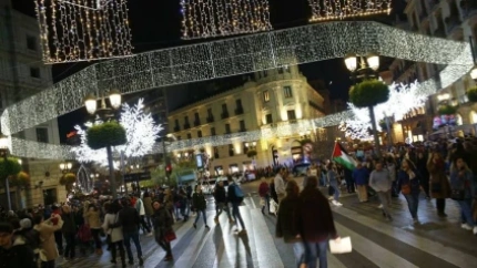 Iluminación de Navidad en Granada