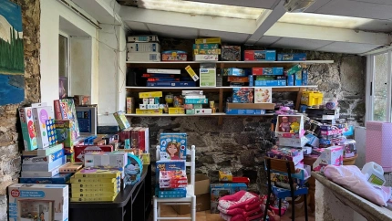 Campañana de juguetes Cáritas Santiago