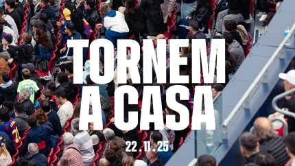 El Barcelona volverá al Camp Nou dos años después el próximo sábado.