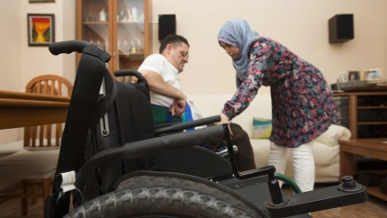 Prestación de servicios a una persona con discapacidad.