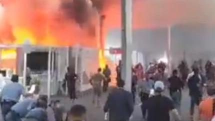 Incendio en la cumbre del clima