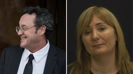 Álvaro García Ortiz y Mayte Alcaraz