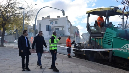 Asfaltado en Tudela