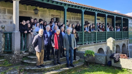 Entrega do Premio Otero Pedrayo a estudantes