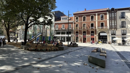 Una imagen de la Plaza de Pedro Menéndez después de la remodelación