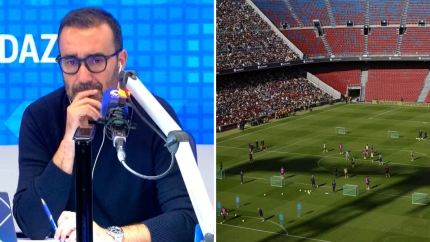 Juanma Castaño y el Camp Nou