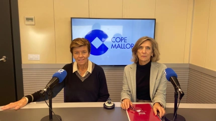 Carmen Serra y Margalida Pons, presidenta y secretaria d'Amics de la Infància