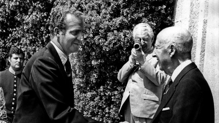 Juan Carlos y Franco