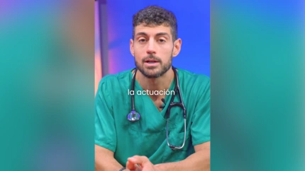 Doctor Abellán, cardiólogo, en el vídeo