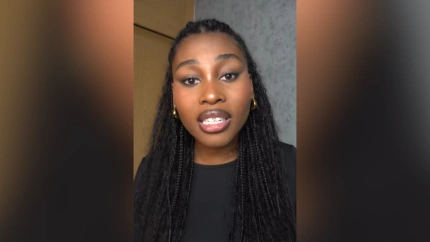 Lorena Okenve, en el vídeo