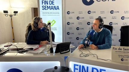 Cristina López Schlichting y Francisco Rodríguez Guerrero, presidente de la Diputación de Granada