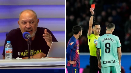 Pedro Martín, experto arbitral de Tiempo de Juego, analiza la expulsión de Sancet tras su entrada a Fermín