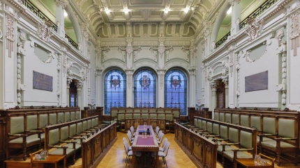 Imagen del pleno donde hoy se ha debatido sobre violencia machista