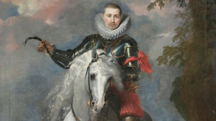 'El Conde de la Oliva de Plasencia a caballo', Pedro Pablo Rubens (1612)