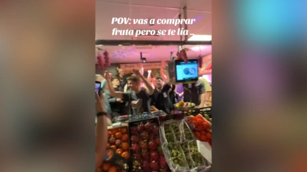 La fiesta en la frutería de Zaragoza