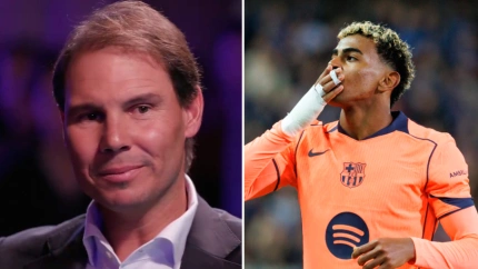 Rafa Nadal, en 'Universo Valdano', y Lamine Yamal