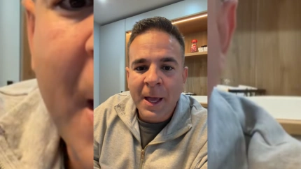 El mecánico Ángel Gaitán, en el vídeo