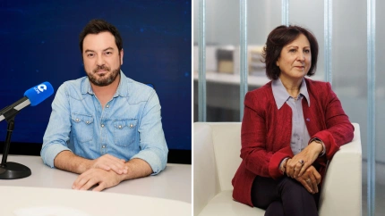 Jorge Bustos y Teresa Peramato