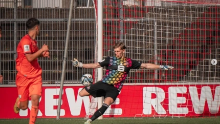 Alessandro Blazic, con el filial del Colonia.