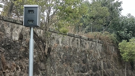 Uno de los radares instalados en la ciudad