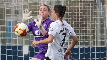 La guardameta de Osasuna Femenino, Nuria Rodríguez