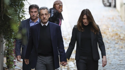 Nicolás Sarkozy y su mujer Carla Bruni en una imagen de archivo