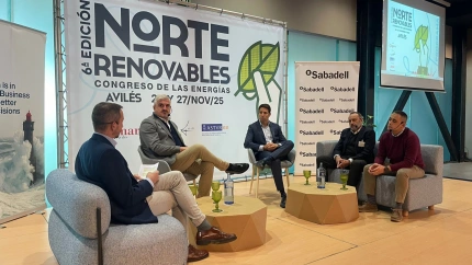 Representantes de empresas asturianas durante una de las charlas de la primera jornada de NorteRenovables