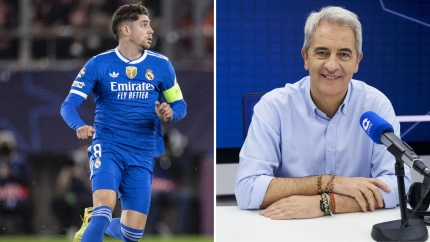 Fede Valverde y Manolo Lama