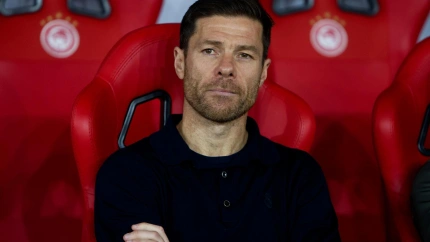 Xabi Alonso, durante el Olympiacos - Real Madrid